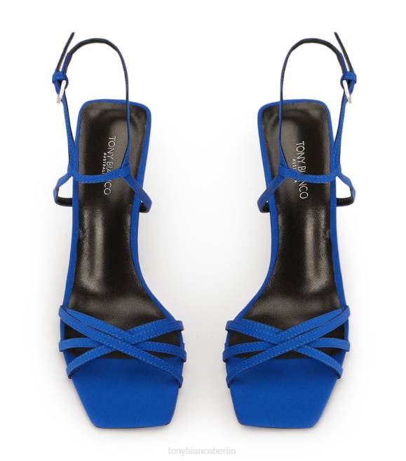 Stöckelschuhe| de Tony Bianco Frauen Nomad-Heels azurblauer Krepp 4624136